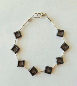 BRANSOLETKA ,,DIAMENT CIENI"