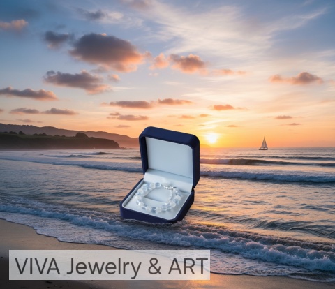 BRANSOLETKA Z KAMIENIA KSIĘŻYCOWEGO I TOPAZU