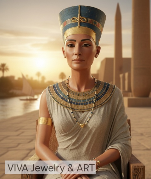 KOMPLET BIZUTERII ,,KLEJNOT NILU"