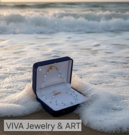 KOMPLET BIZUTERII ,,PIANA MORSKA"