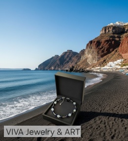 NASZYJNIK Z LAPIS LAZUL,I KAMIENIA KSIĘŻYCOWEGO I SREBRA