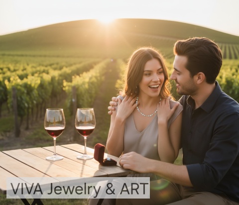 NASZYJNIK Z MALACHITU I KAMIENIA KSĘŻYCOWEGO ZE SREBREM