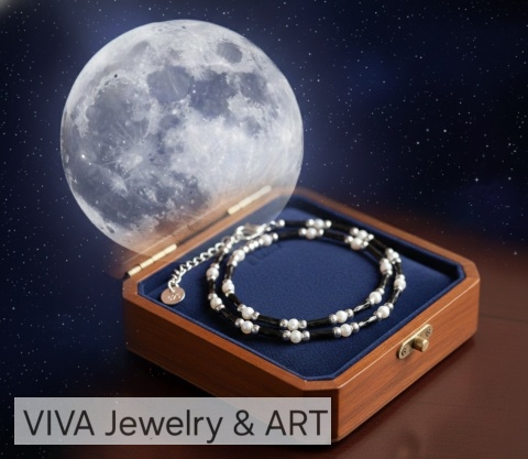 BRANSOLETKA Z PEREŁEK I SREBRA