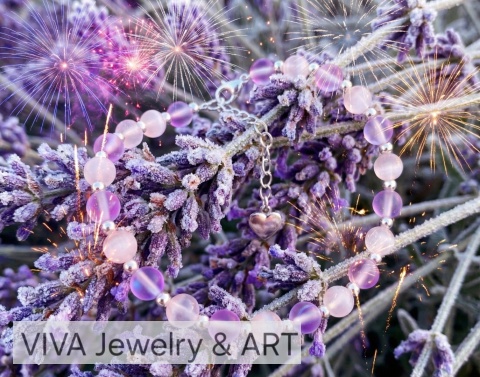 BRANSOLETKA Z KAMIENAI AUSTRIACKIEGO I KOCIEGO OKA ZE SREBREM